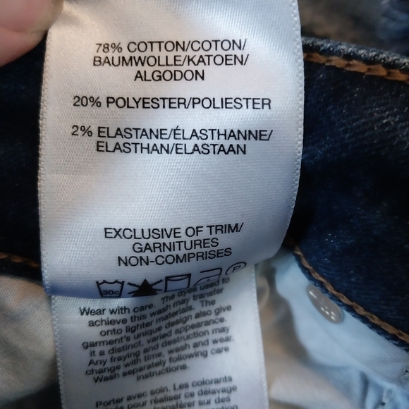 Denim Blue Distressed Women's Shorts Sliver Jeans Size 25 - Picture 5 of 5